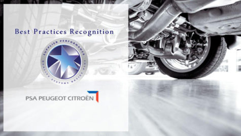 ”Best Practices Recognition” pentru Schaeffler România din partea PSA Peugeot Citroen