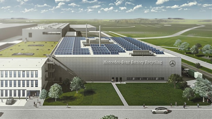 Mercedes-Benz a început construirea unei fabrici de reciclare a bateriilor în Germania